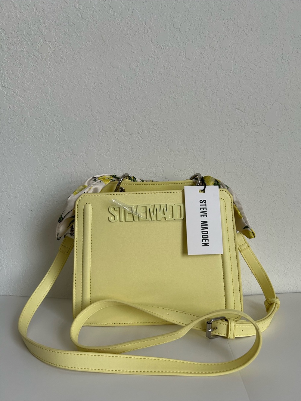 Steve Madden Pale Yellow Crossbody Bag